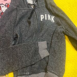 PINK Victoria's Secret Kids Charcoal Hoodie
